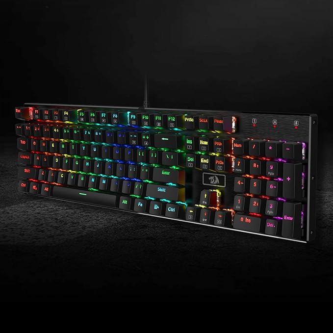 Redragon K556 RGB LED Backlit Wired Mechanical Gaming Keyboard, 104 Keys - Image 9