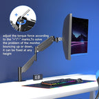 Pholiten Premium Aluminum Heavy Duty Monitor Arm，Ultrawide Monitor Arm - Image 5