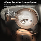 Wireless Headset, AI Noise Canceling Mic & USB Dongle, 45 Hrs Working Time V5.3 - Image 4