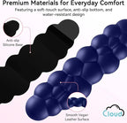 Cloud Wrist Rest for Computer Keyboard, 4-in-1 Memory Foam Leather Cloud - Image 6