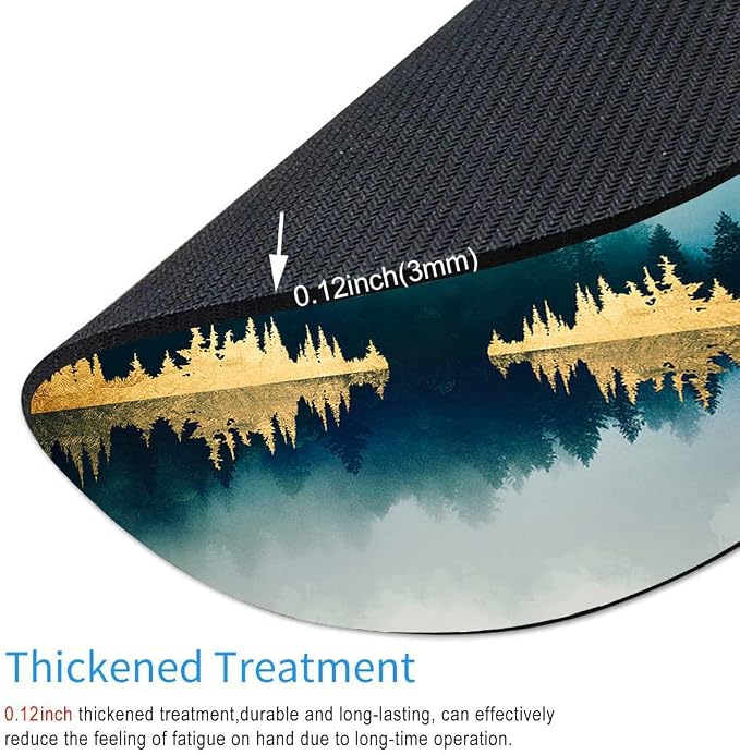 Mouse Pad, Round Personalized Computer Mouse Pads - Image 3