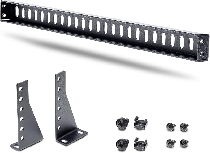 StarTech.com 1U Rack Mountable Cable Lacing Bar w/Adjustable Depth, Cable - Image 8