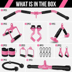 Cable Machine Attachment Set LAT Pulldown Attachments Weight Machine Accessories - Image 2