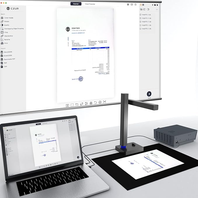 CZUR Shine800 Pro Portable Document Scanner, 8MP Document Camera, OCR - Image 5