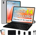 Android 14 Tablet 10 Inch Tablets, 20GB+128GB/1TB Expandable, Tablets by UJJ