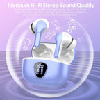 Wireless Earbuds, IP7 Waterproof in Ear Earphones, LED Display Ear buds - Image 4