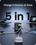 LENCENT 65W Universal Travel Adapter, GaN International Fast Charger 2 USB-A & - Image 7