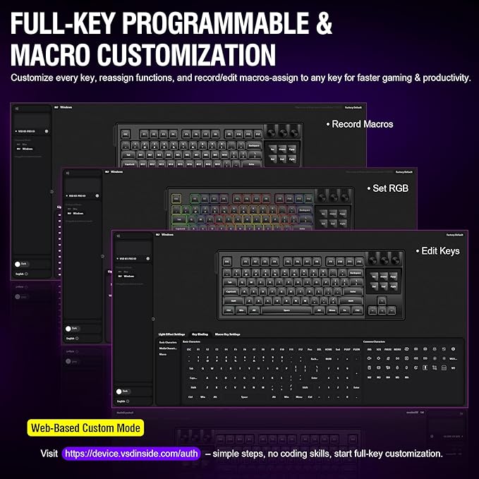 K1 Pro Macro Keyboard, Wired Only Full-Key Programmable On-Board Keypad - Image 4