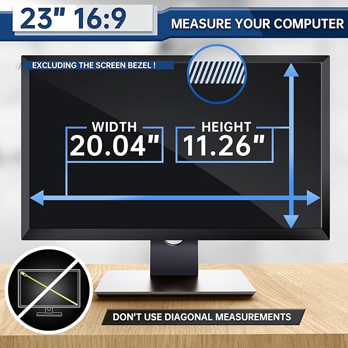 Privacy Screen Filter for 23 inch Widescreen Monitors - Image 2