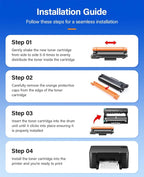 TN830XL Toner Cartridge Black 2-Pack High Yield Replacement - Image 4