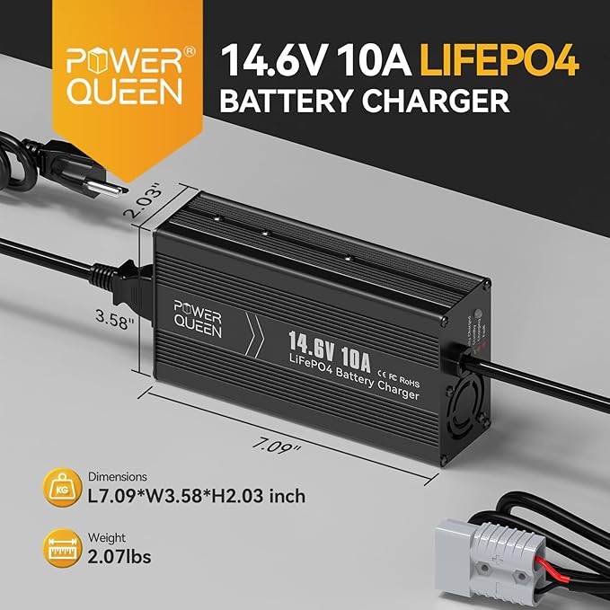 power queen 12.8V 100Ah Deep Cycle Lithium Iron Phosphate Battery - Image 4