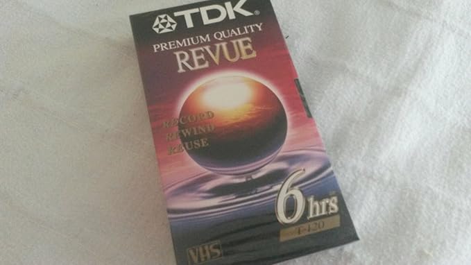 TDK T-120 VHS Cassette by imation