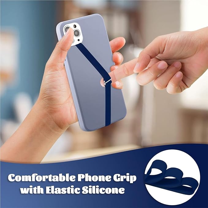 TEAMOLA 3pcs Silicone Phone Grip Holder Strap - Image 2
