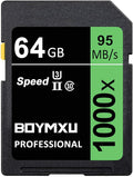 Professional 1000x UHS-I U3 64GB Memory Card by BOYMXU