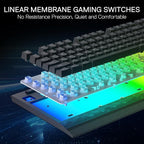 Redragon K525 RGB Backlit 104 Keys Wired Membrane Gaming Keyboard w/ 5 - Image 4