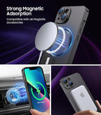 Magnetic for iPhone 13 Case Slim Soft Silicone Bumper Shockproof Metallic - Image 3