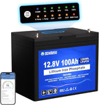 DC HOUSE 12V 100Ah LiFePO4 Trolling Motors Battery by DCHOUSE