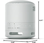 Sony SRSXB100/H Portable Mp3 Player Wireless Speaker Systems Light Gray - Image 9