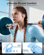 PocBuds Bluetooth Headphones Wireless Earbuds 80hrs Playtime Wireless Charging - Image 6