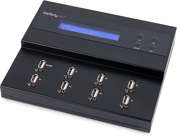 StarTech.com Standalone 1 to 7 USB Flash Drive Duplicator/Cloner / Eraser by StarTech