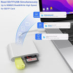 SD Card Reader, USB 3.0 Type C High Speed to SD/TF Card Adapter - Image 3
