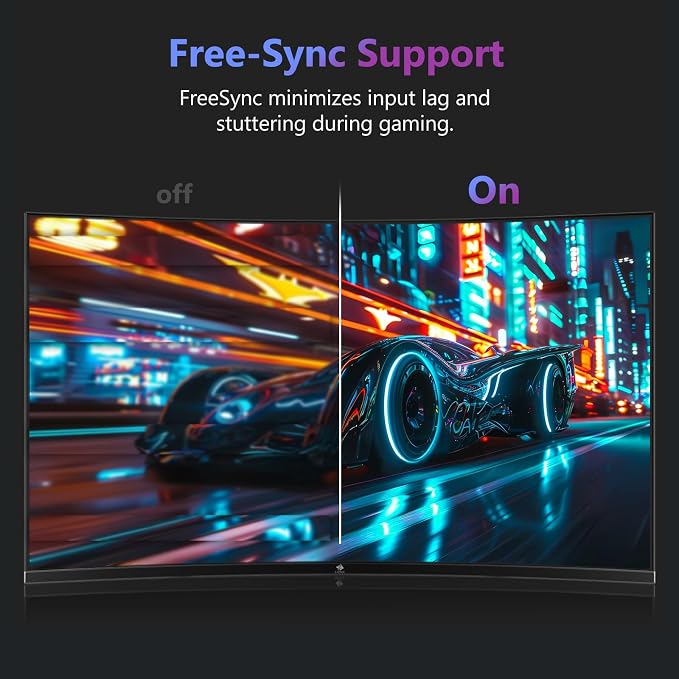Z-Edge 27 inch Curved Gaming Monitor, FHD 1080P 200Hz 165Hz 144Hz Curved 1500R - Image 3
