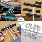 11PCS Cable Management Cord Holder Organizer, Magnetic Cable Clips Adhesive - Image 4