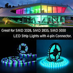 SUPERNIGHT RGB Light Strip Remote Controller, RF Remote of 2-in-1 4 Pin Dimming - Image 2