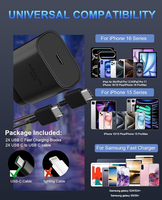 Phone 16 15 Charger Fast Charging, 30W USB C Wall Charger Phone 16 15 Pro Max - Image 4