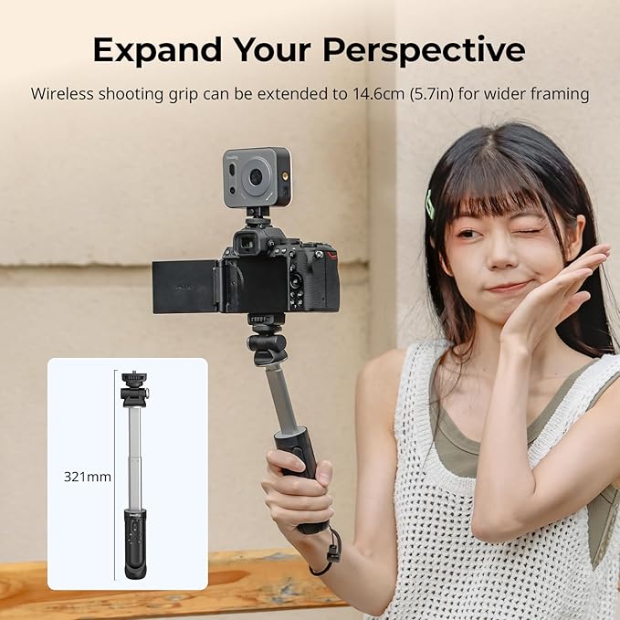 SmallRig SR-RG2 Multifunctional Wireless Shooting Grip, Adjustable Selfie Stick - Image 7