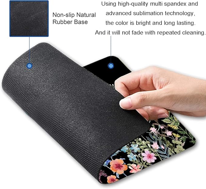 Mouse Pad, Premium-Textured Mouse Mat, Non-Slip Rubber Base Mousepad - Image 2