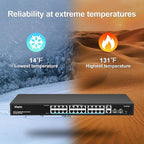 24 Port Gigabit PoE Switch - Image 6