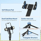 ULANZI TT88 Magnetic Tripod for iPhone, 2-in-1 Phone Clip & Dual Cold Shoe - Image 5