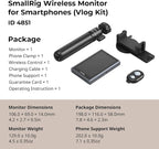 SmallRig Phone Vlog Selfie Monitor Screen - Image 8