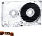 Blank Cassette Tape Case, 45/60/90 Minutes Clear Audio Recording Tape, Empty by Unknown