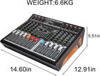 Audio Mixer 8 Channel, DJ Mixer Board - Image 5