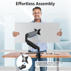 MOUNT PRO Single Monitor Mount for Max 43 Inch Ultrawide Computer Screen - Image 9