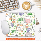 Square Mouse Pad Cute Cat, Personalized Premium-Textured Custom Mouse Mat Design - Image 3