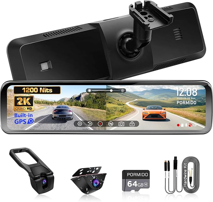 PORMIDO OEM Rear View Mirror Camera by PORMIDO