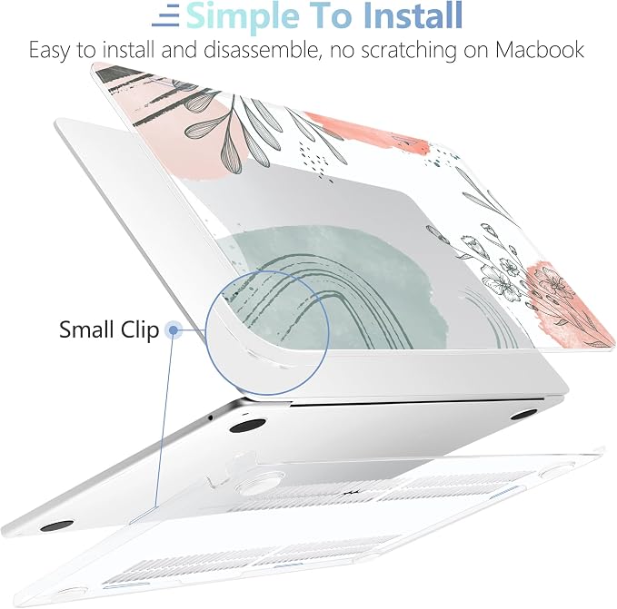 MEEgoodo for M4/M3/M2 MacBook Air 15.3 inch Case 2025 2024 2023, Case Fit Model - Image 5