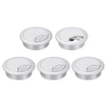 uxcell 5 Pcs 53mm Desk Grommet, Plastic Cable Hole Cover, Wire Cord Cable by uxcell
