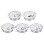 uxcell 5 Pcs 53mm Desk Grommet, Plastic Cable Hole Cover, Wire Cord Cable by uxcell