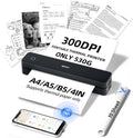 iDPRT MT610 Pro Portable Thermal Printer, 300DPI HD Mobile-Travel-Printers by iDPRT
