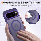 Magnetic for Google Pixel 10 Pro XL Case, Shockproof Slim Translucent Matte - Image 5