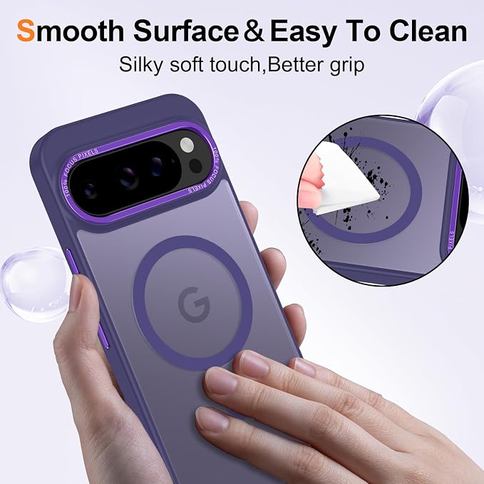 Magnetic for Google Pixel 10 Pro XL Case, Shockproof Slim Translucent Matte - Image 5