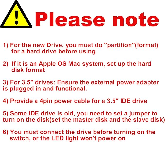 USB 3.0 to SATA IDE Adapter, Hard Drive Reader External Ultra Recovery - Image 9