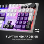 iRocks K74R Wireless RGB Illuminated Mechanical Gaming Keyboard, Hot-Swappable - Image 7