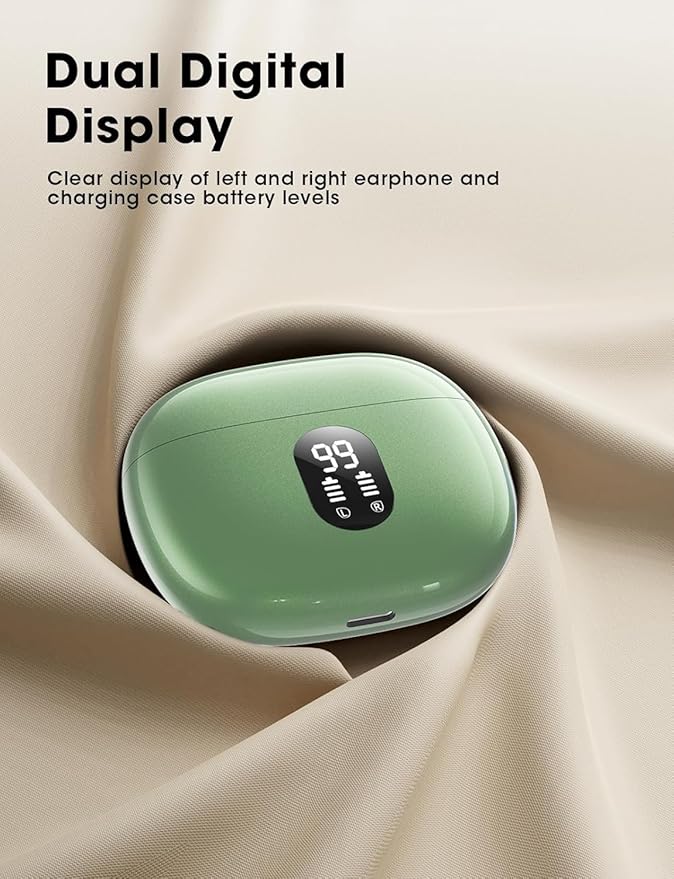 Wireless Earbuds Deep Bass Sound Ear Buds, LED Display Earphones - Image 6