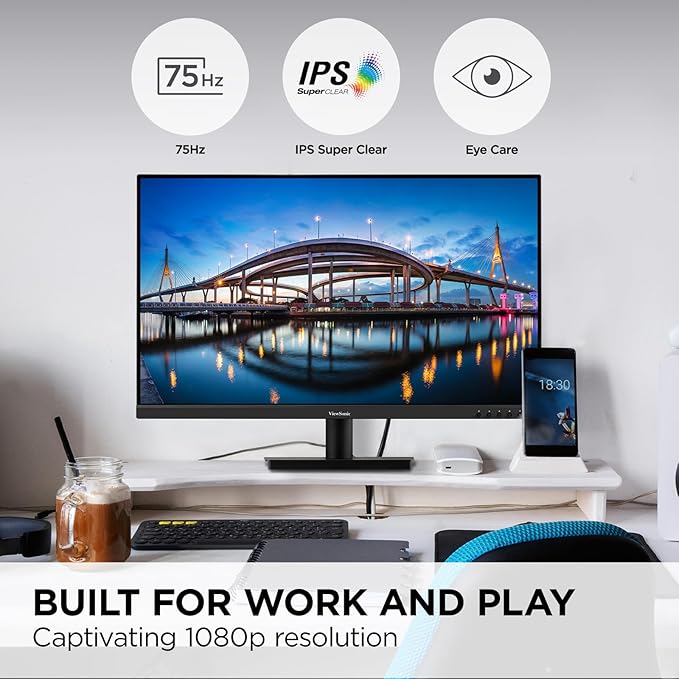 ViewSonic VA3209M 32 Inch IPS Full HD 1080p Monitor - Image 2