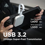 DATO Magnetic External SSD 1TB, External Solid State Drive Portable SSD USB 3.2 - Image 4